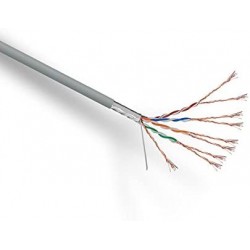 CABLE FTP CAT5E FLEXIBLE GRIS LSZH