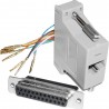 ADAPTADOR DB25H-RJ45H NEGRO