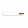 CABLE TELEFONICO PLANO 4 VIAS BLANCO