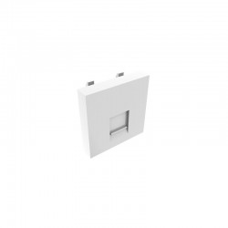 MODULO 45x45 1xRJ45 CON G-POLVO KEY BLAN