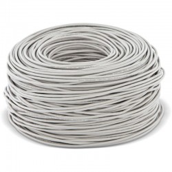 CABLE UTP CAT5E 1 PAR GRIS