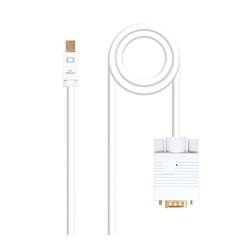 Cable 2m Thunderbolt - Blanco - Macho a Macho