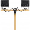 FOCO DOBLE LED PORTATIL+TRIPODE IP65 40W