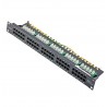 PANEL 19" 50 PUERTOS RJ45 VOZ CAT3 NEGRO