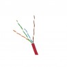 CABLE UTP CAT6 FLEXIBLE ROJO LSZH
