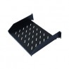 BANDEJA 19" 2U FRONTAL FONDO 350mm NEGRA