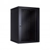 RACK MURAL 19" 18U 600x600 PUERTA CRISTA