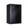 RACK MURAL 19" 15U NEGRO FONDO 450mmX600