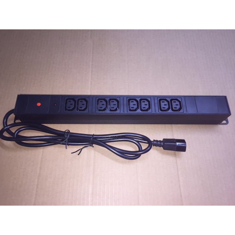 REGLETA 19" 8xC13 + LED+ PROTECT.S/I