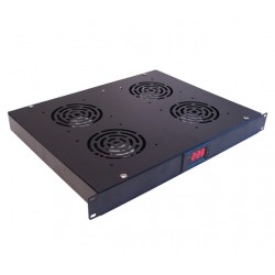 UNIDAD VENTILACION 19" 1U 4 VENT FRONTAL