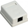 ROSETA SUPERFICIE 1xRJ45 UTPCAT6 LATERAL