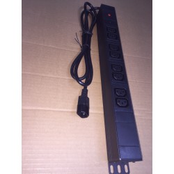 REGLETA 19" 8xC13 + LED+ PROTECT.S/I