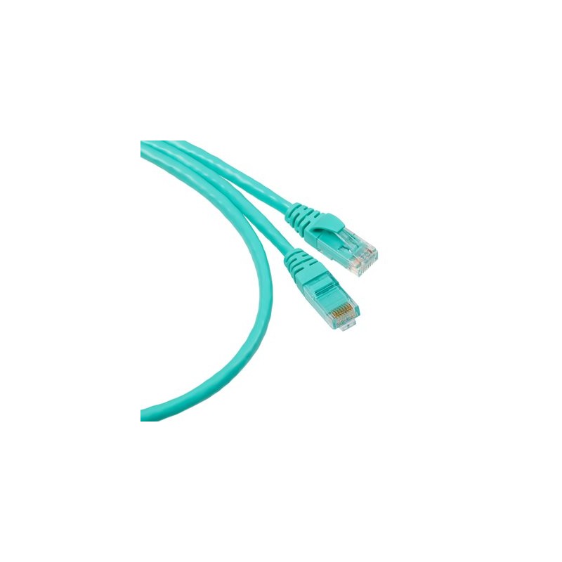 CABLE UTP CAT6 RJ45 M-M 1M TURQUESA (3M)
