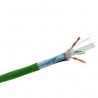 CABLE FTP CAT6 RIGIDO VERDE LSZH 3M(500)