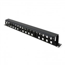 PASAHILOS 19" CON TAPA PRESION 1U 4cm N