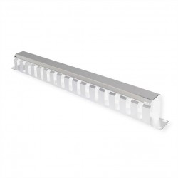 PASAHILOS 19" CON TAPA PRESION 1U 4cm G