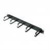 PASAHILOS 19" 1Ux5 GANCHOS METALICO 7cmN