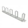 PASAHILOS 19" 1Ux5 GANCHOS METALICO 7cmG