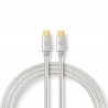 CABLE USB C M-M 2M V.2.0 100W NYLON