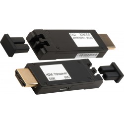 EXTENSOR HDMI 4K 2 FIBRA 2xLC MM 300m