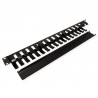 PASAHILOS 19" CON TAPA PRESION 1U 4cm N