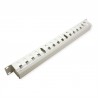 PASAHILOS 19" CON TAPA PRESION 1U 4cm G