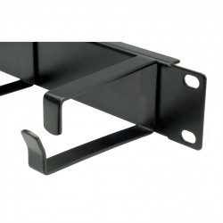 PASAHILOS 19" 1Ux5 GANCHOS METALICO 7cmN