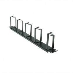 PASAHILOS 19" 1Ux5 GANCHOS METALICO 7cmN