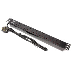 REGLETA 19" 7  TOMAS UK SIN INTERRUPTOR
