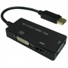 ADAPTADOR DISPLAYPORT M-HDMI+DVI+VGA 15c