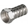 CONECTOR F MACHO ROSCADO 4mm COBRE
