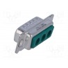 CONECTOR SUB-D MIXTO 3W3 M 3PIN M