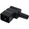 CONECTOR ALIMENTACION C20 MACHO CODO 90º
