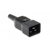 CONECTOR ALIMENTACION C20 MACHO SCHURTER