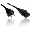 CABLE ALIMENTACION USA-C13 H 5M NEGRO
