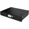CAJON EXTRAIBLE 2U RACK 19" FONDO 355mm