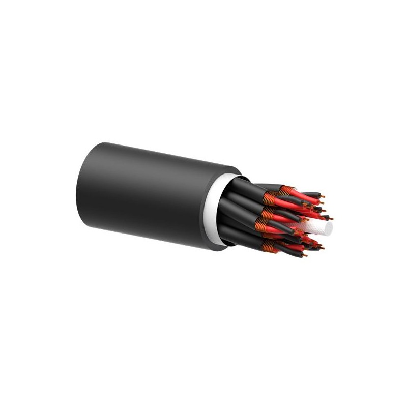 MANGUERA AUDIO 12 PARES 12x2x0,12 NEGRO