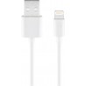 CABLE APPLE LIGHTNING USB 2MTS BLANCO