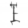 SOPORTE TV SUELO CON RUEDAS + ATRIL 65"