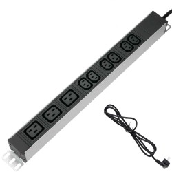 REGLETA 19" 6xC13 + 3xC19 SIN INTERRUPTO
