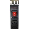 REGLETA 19" 24xC13+INTERRUPTOR+2CABLES