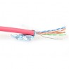 CABLE FTP CAT5E FLEXIBLE ROJO LSZH