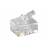 CONECTOR RJ12 6/6 MACHO W (ROUD CABLE)