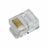 CONECTOR RJ12 6/6 MACHO W (FLAT CABLE)