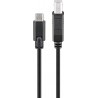 CABLE USB 2.0 USB C M-USB TIPO B M 1M