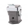 CARCASA BASE CHASIS+TAPA HARTING 4P+T