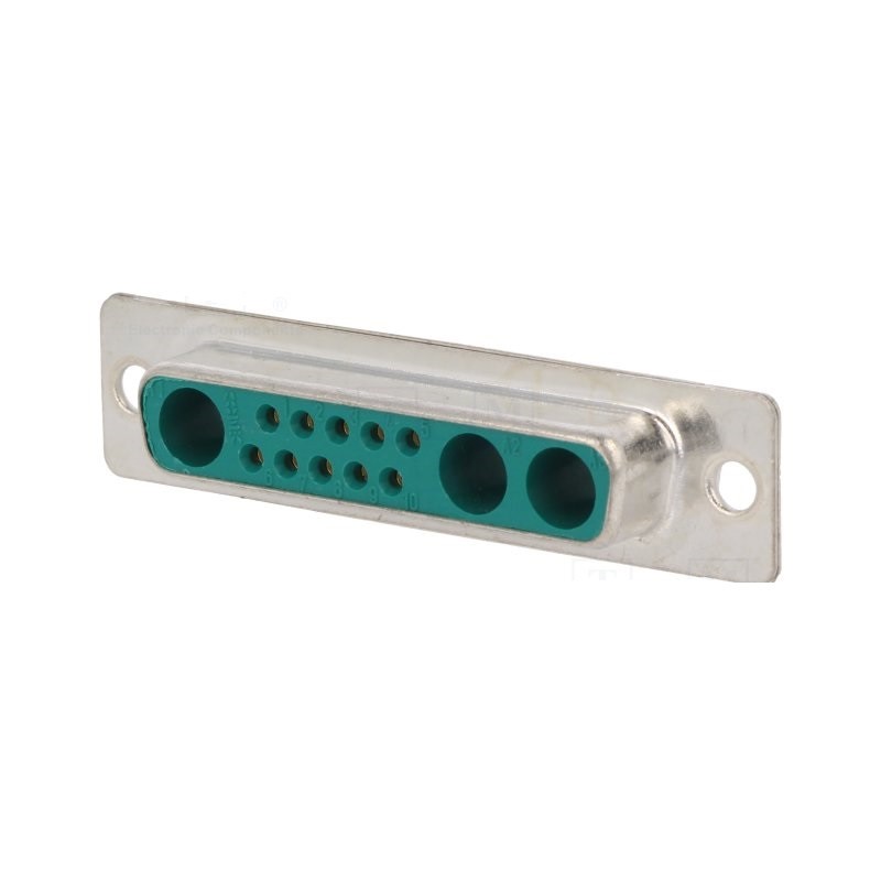 CONECTOR SUB-D MIXTO 13W3P 10P H+3PIN H