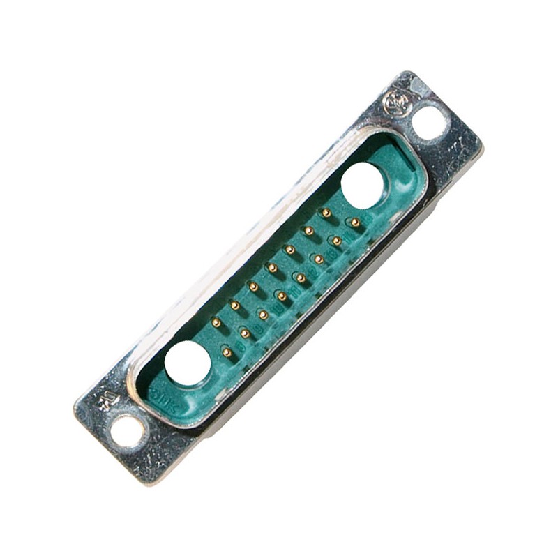 CONECTOR SUB-D MIXTO 17W2P 15P M+2PIN M