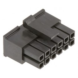 CAJA HEMBRA RECEPTACULO MINIFIT 12V 3mm