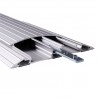 DLP CANAL DE SUELO 145X20mm X1,2MTS ALUM